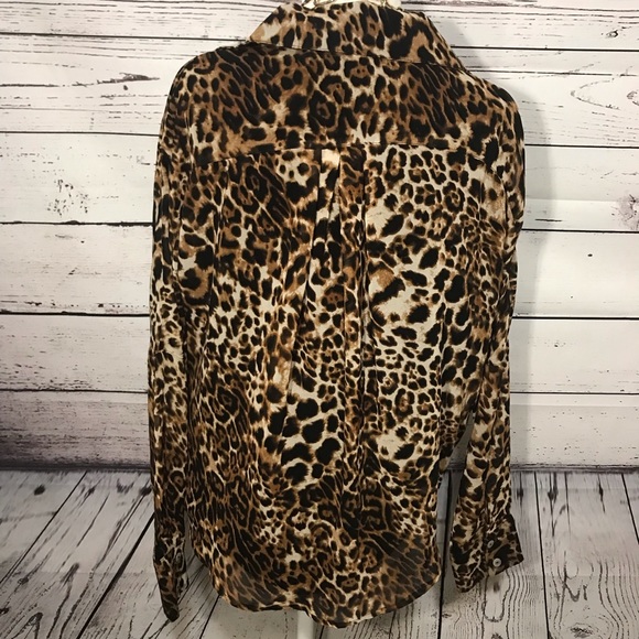 Event leopard wrap top - Picture 4 of 8